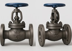 تصویر سوزنی "4 اینچ کلاس 150 فولادی کیتز Globe Valves 4" class 150 wcb kitz