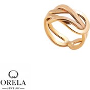 تصویر انگشتر طلا ۱۸ عیار طرح گره ۱.۳۲ گرم 