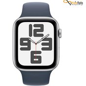 تصویر ساعت هوشمند Watch SE 2024 با بند اسپرت سیلیکون 44mm Apple Watch SE 2024 44mm Aluminum Case With Sport Band