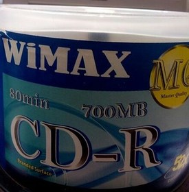 تصویر سی دی خام وایمکس پک 50 عدد Wimax CD-R - 50 Pack