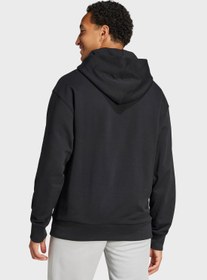 تصویر هودی فرانسوی تری با طرح بلوم اسکای برند Adidas Bloom Sky Print French Terry Hoodie