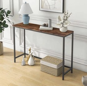 تصویر میز کنسول مینیمال پینترستی مدل C101 - طرح C101 - Console Table