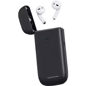 تصویر ایرپاد همراه با پاوربانک 5200 میلی آمپر WUW مدل S01 AIRPOD