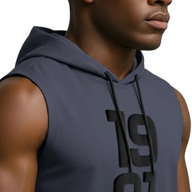 تصویر تاپ ورزشی کلاه‌دار مردانه مدل TS1985 DG 