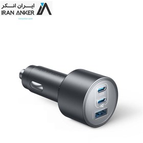 تصویر شارژر فندکی انکر مدل A2737 ظرفیت ۱۶۷.۵ وات با ۳ پورت 