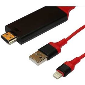 تصویر کابل تبدیل لایتنینگ به HDMI مخصوص تبلت و گوشی های اپل ا Lightning MHL to HDMI Media Adaptor 2m Lightning MHL to HDMI Media Adaptor 2m