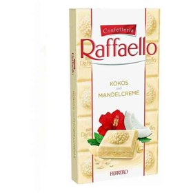 تصویر شکلات تخته ای ایتالیایی فررو رافائلو کنفدریا Ferrero Confeteria Rafaello با طعم بادام و نارگیل 90 گرم تاریخ2024/07/02 