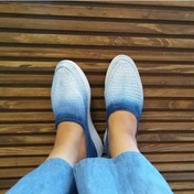 تصویر گیوه طرح هایلایت آبی 