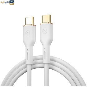 تصویر کابل دو سر تایپ سی ویوو مدل YQ02 C-C طول 1.2 متر WIWU YQ02 C-C USB-C to USB-C cable 1.2m