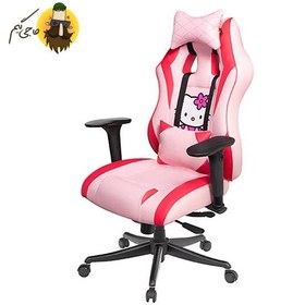 تصویر صندلی گیمینگ بامو طرح کیتی Gaming Chair Bamo Kitty Gaming Chair Bamo Kitty