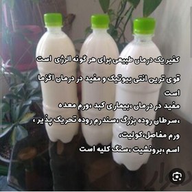 تصویر دوغ غلیظ کفیر با طعم نعناع 1.3 لیتری 