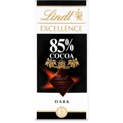 تصویر شکلات تلخ 85 درصد Lindt Excellence شکلات و فرآورده های کاکائویی لینت 100 گرمی