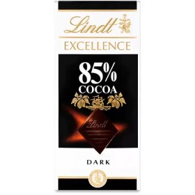 تصویر شکلات تلخ 85 درصد Lindt Excellence شکلات و فرآورده های کاکائویی لینت 100 گرمی