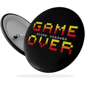 تصویر پیکسل GAME OVER 