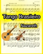 تصویر نت دوئت ویولن گیتار Tango Brasileiro از Ernesto Nazareth همراه با اجرای نت‌ها 