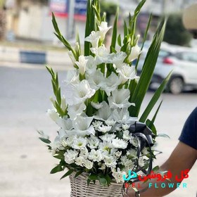 تصویر سبد گل مناسب مراسم ترحیم 340 