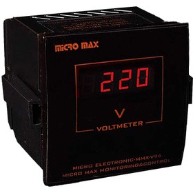 تصویر ولت متر مولتی رنج دیجیتال 96×48 میکرومکس الکترونیک MICRO MAX Electronic Digital Multi Voltmeter 96×48