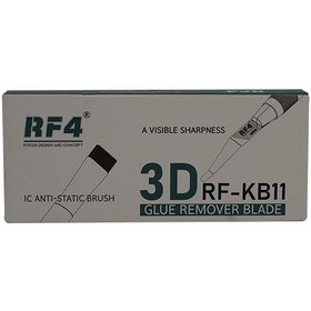 تصویر ست دسته تیغ و برس آر اف فور RF4 مدل RF-KB11 