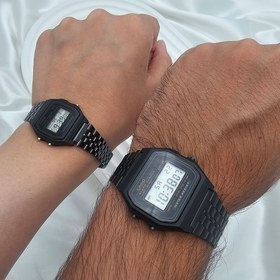 تصویر ست ساعت کاسیو نوستالژی، ساعت مچی زنانه ومردانه کاسیو کامپیوتری casio Casio