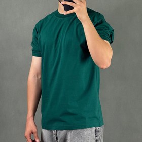 تصویر تیشرت ساده پنبه کله غازی 