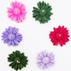 تصویر شمع دستساز گل بابونه روآبی ۱ عددی 