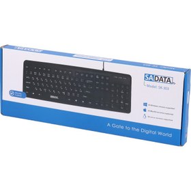 تصویر کیبورد سیمی سادیتا مدل SK-303 SADATA SK-303 Keyboard