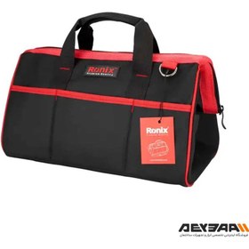 تصویر کیف ابزار رونیکس مدل RH9113 با ۱۲ عدد محفظه برزنتی 