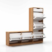 تصویر جاکفشی داشبوردی نشیمن دار طول ۱۵۰ سانتیمتر 