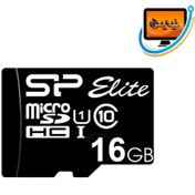 تصویر کارت حافظه microSDHC سیلیکون پاور مدل Elite کلاس 10 استاندارد UHS-I U1 سرعت 100MBps ظرفیت 16 گیگابایت 