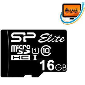 تصویر کارت حافظه microSDHC سیلیکون پاور مدل Elite کلاس 10 استاندارد UHS-I U1 سرعت 100MBps ظرفیت 16 گیگابایت 