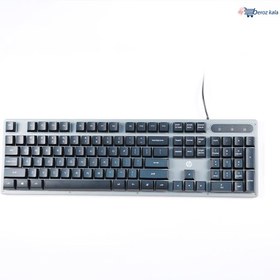 تصویر کیبورد گیمینگ اچ پی مدل K100 HP K100 RGB Gaming Keyboard