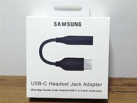 تصویر کابل تبدیل USB-C به جک هدفون سامسونگ Samsung 