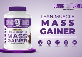 تصویر مس گینر 3.150 کیلوگرم دنیس جمز DJ LEAN MUSCLE MASS GAINER 7lb