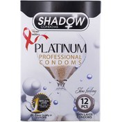 تصویر کاندوم پلاتینیوم تنگ کننده تاخیری خاردار 12تایی شادو ا Shadow Platinum Professional Condom 12pcs Shadow Platinum Professional Condom 12pcs