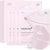 تصویر ماسک ژلی مدی کیوب کلاژن و لیفتینگ 4 عددی Medicube PDRN Pink Collagen Gel Mask