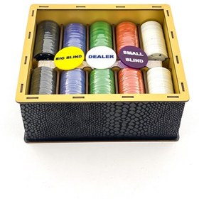 تصویر چیپ ۳۰۰ تایی بازی پوکر 