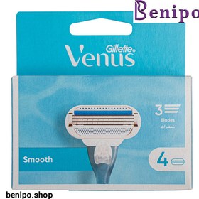 تصویر بسته 4 عددی تیغ یدک ونوس 