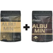 تصویر پروتئین آلبومین پوتن طعم شکلات و موز | دو بسته ۱ کیلوگرمی 