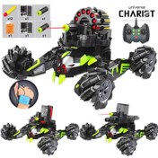تصویر ماشین کنترلی تیر اسفنجی پرتابی لاستیک کپسولی دو ریموت شارژی UNIVERSE CHARIOT RC CAR TOY