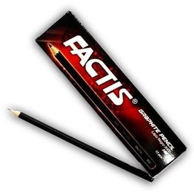 تصویر مداد مشکی 12 عددی فکتیس 