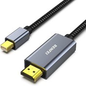 تصویر BENFEI Mini DisplayPort to HDMI 6 Feet Cable [4K@30Hz, Aluminum Shell, Nylon Braided] Compatible with MacBook Air/Pro, Microsoft Surface Pro/Dock, Monitor, Projector and More 