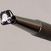 تصویر نگین سنگ اسپینل یا لعل معدنی برمه (رنگ بنفش) 