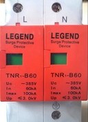 تصویر سرج ارستر (برقگیر) TNR-B60/2P Surge arrester protection TNR-B60/2P