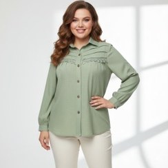 تصویر شومیز زنانه مجلسی طرح خامه دوزی 