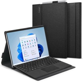 تصویر کیف مایکروسافت سرفیس اسپیگن Spigen Stand Folio for Microsoft Surface Pro 11/10/9/8 (2024/2022/2021) 