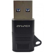 تصویر تبدیل USB 3 به TYPE C مدل AWEI CL-13 