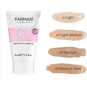 تصویر سی سی کرم فارماسی حجم 50 میل مناسب انواع پوست Farmasi CC Beauty Balm Cream 50ml