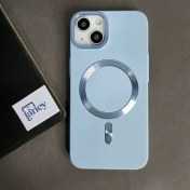 تصویر قاب گوشی Case مگ‌سیف‌دار آبی‌ آسمانی - آبی آسمانی / iphone 13 pro max 