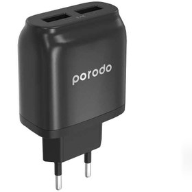 تصویر شارژر دیواری پرودو Porodo Dual Port 