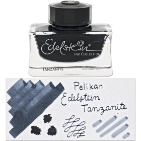 تصویر شیشه جوهر خودنویس Pelikan Edelstein Tanzanite آبی تیره 